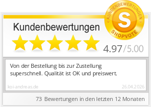 Shopbewertung - koi-andreas.de/shop