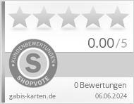 Shopbewertung - gabis-karten.de