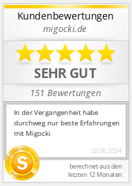 Shopbewertung - migocki.de