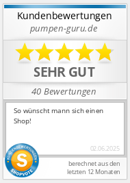 Shopbewertung - pumpen-guru.de