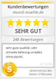 Shopbewertung - Msli Mhle