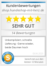 Shopbewertung - shop.hundeshop-mit-herz.de