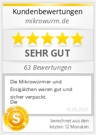 Shopbewertung - mikrowurm.de