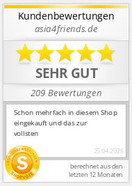 Shopbewertung - asia4friends.de