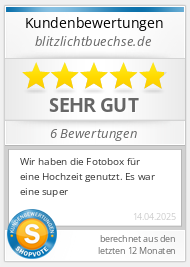 Shopbewertung - blitzlichtbuechse.de