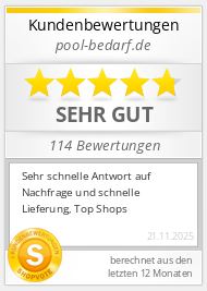 Shopbewertung - pool-bedarf.de