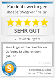 Shopbewertung - moebelpflege-online.de