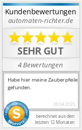 Shop rating - automaten-richter.de