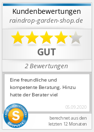 Shopbewertung - shop.raindrop-garden.de
