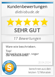 Shopbewertung - diebiobude.de