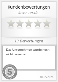 Shopbewertung - laser-on.de