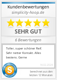 Shopbewertung - simplicity-hoop.de