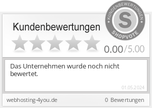 Shopbewertung - webhosting-4you.de