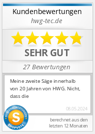 Shopbewertung - hwg-tec.de