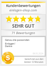 Shopbewertung - einlagen-shop.com