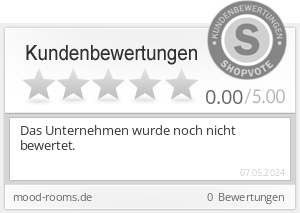 Shopbewertung - mood-rooms.de
